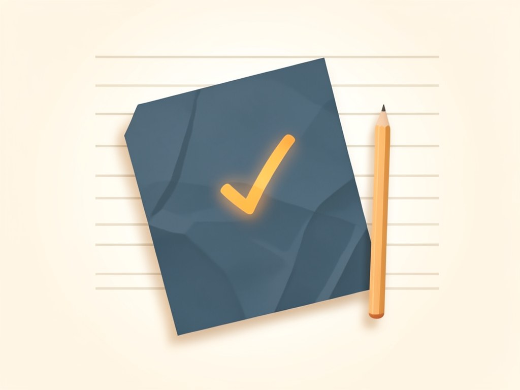 An illustration of a document with a checkmark and a pencil, representing editorial review and accuracy.